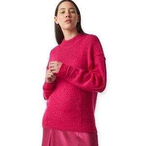 Ricochet New Zealand Mohair blend fuschia sweater S